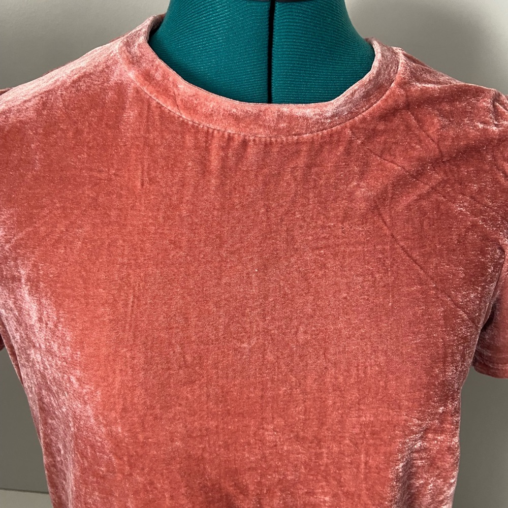 Volcom Coral Velour You In Top Velvet Short Sleeve SZ S - Picture 8 of 10